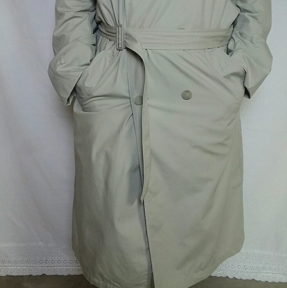 Towncraft beige size 44 long trench coat - Picture 2 of 8